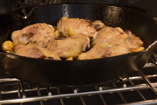 Cast iron skillet chicken thigh recipe