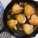 Cast iron skillet chicken thigh recipe