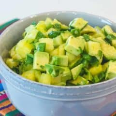 Guacamole recipe avocado jalapeno pineapple cilantro