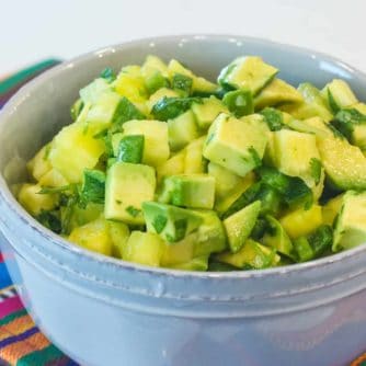 Guacamole recipe avocado jalapeno pineapple cilantro