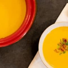 creamy butternut pumpkin coconut milk soup recipe