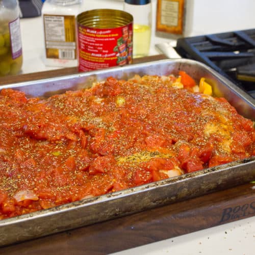 Chicken Cacciatore Oven Baked Recipe