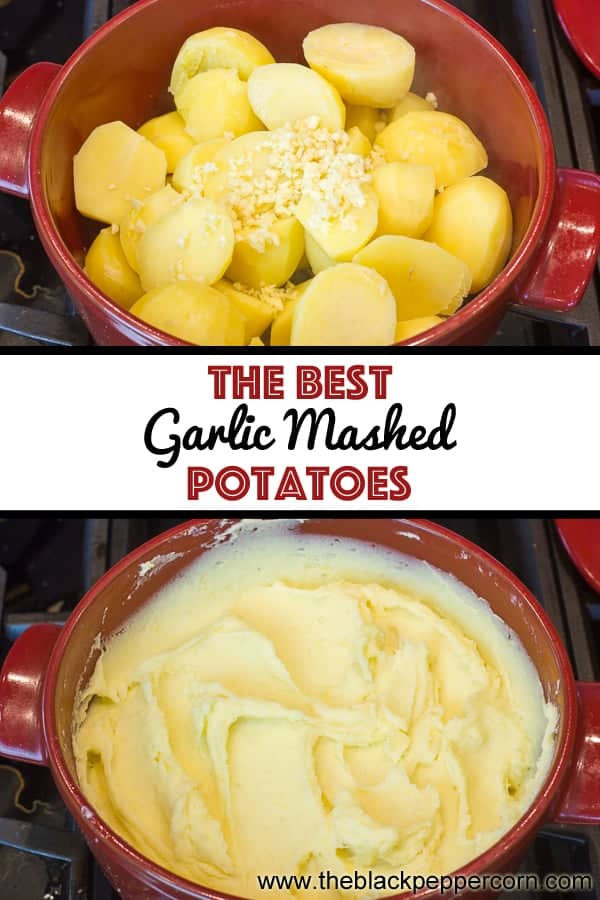 Easy Instructions for how to make the best creamy garlic mashed potatoes recipe