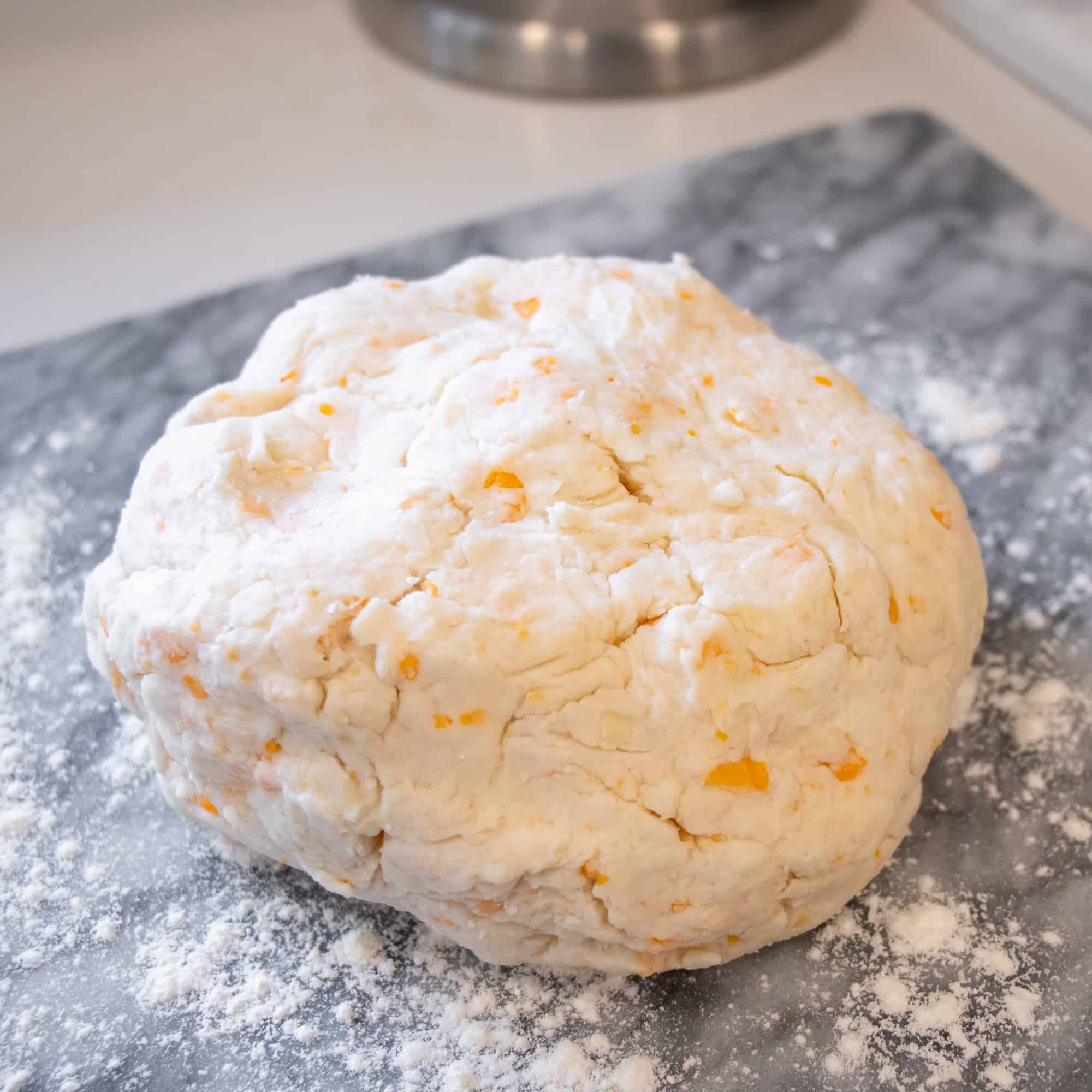 Put the dough open a floured surface