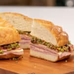 How to make a classic New Orleans Muffuletta sandwich with olive tapenade recipe