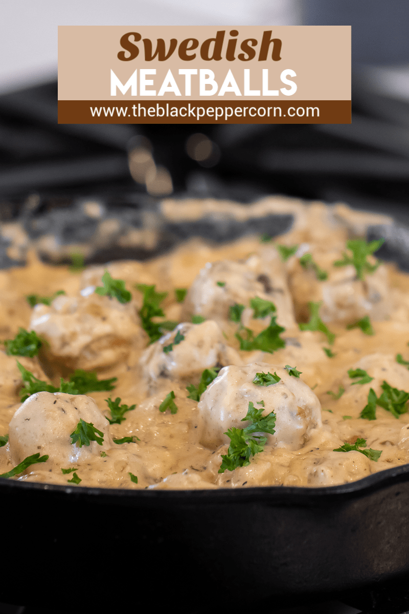 Make classic Swedish meatballs with cream of mushroom soup, milk and sour cream. Great with beef, chicken, turkey or pork meatballs in this creamy sauce gravy.