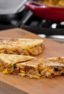 Easy recipe for Mexican quesadilla made with chicken, black beans, corn, cheddar cheese and Monterey jack. Folded and cooked on a skillet or griddle.