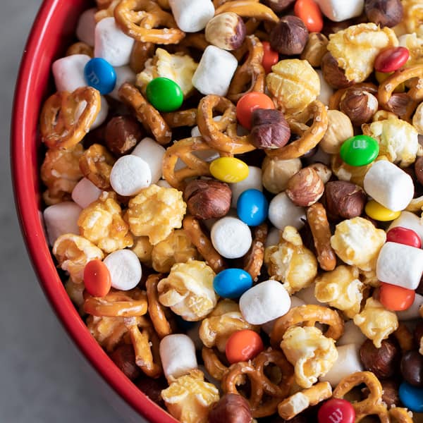 M&M Rocky Road Trail Mix Recipe - The Black Peppercorn