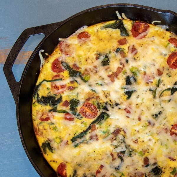 Bacon and Spinach Frittata Recipe