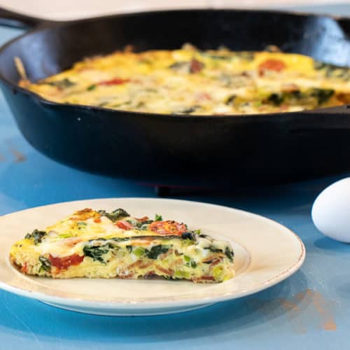 Bacon and Spinach Frittata Recipe