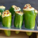 Chorizo Stuffed Jalapeno Poppers