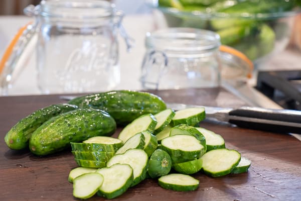 Refrigerator Dill Pickles Recipe - How to make refrigerator pickles with this simple recipe. Sweet and tangy, these dills have a crispy crunch with each bite. 