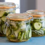 Refrigerator Dill Pickles Recipe - How to make refrigerator pickles with this simple recipe. Sweet and tangy, these dills have a crispy crunch with each bite.