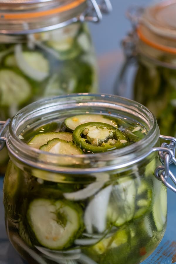 Refrigerator Dill Pickles Recipe - How to make refrigerator pickles with this simple recipe. Sweet and tangy, these dills have a crispy crunch with each bite. 