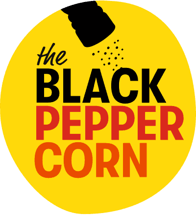 The Black Peppercorn logo