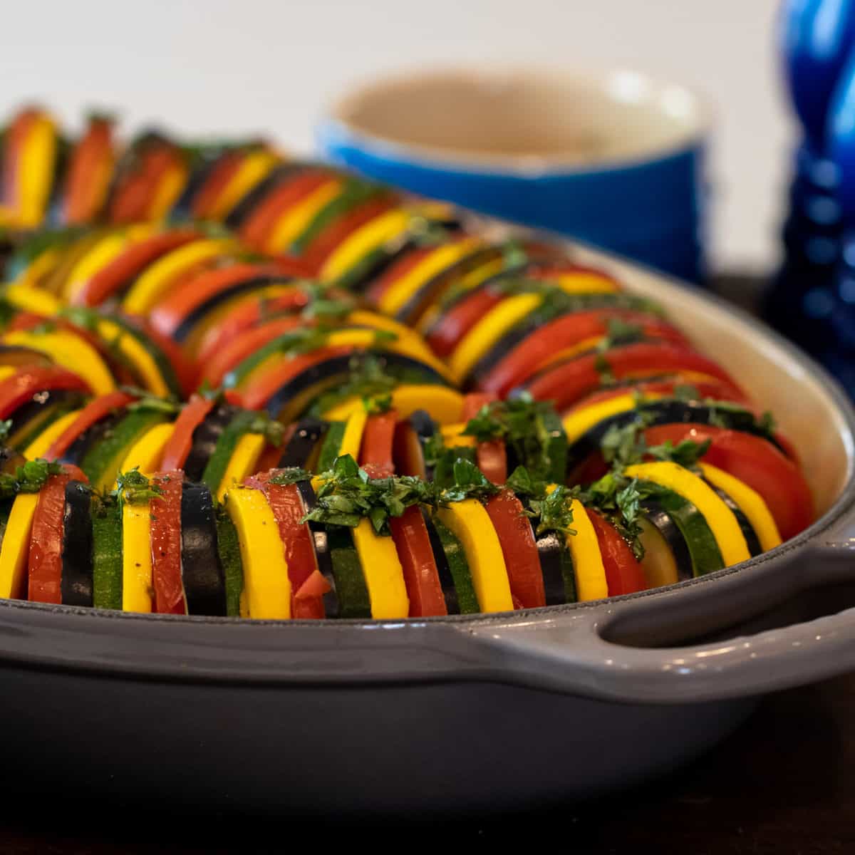 Baked Ratatouille How to bake in the oven The Black Peppercorn