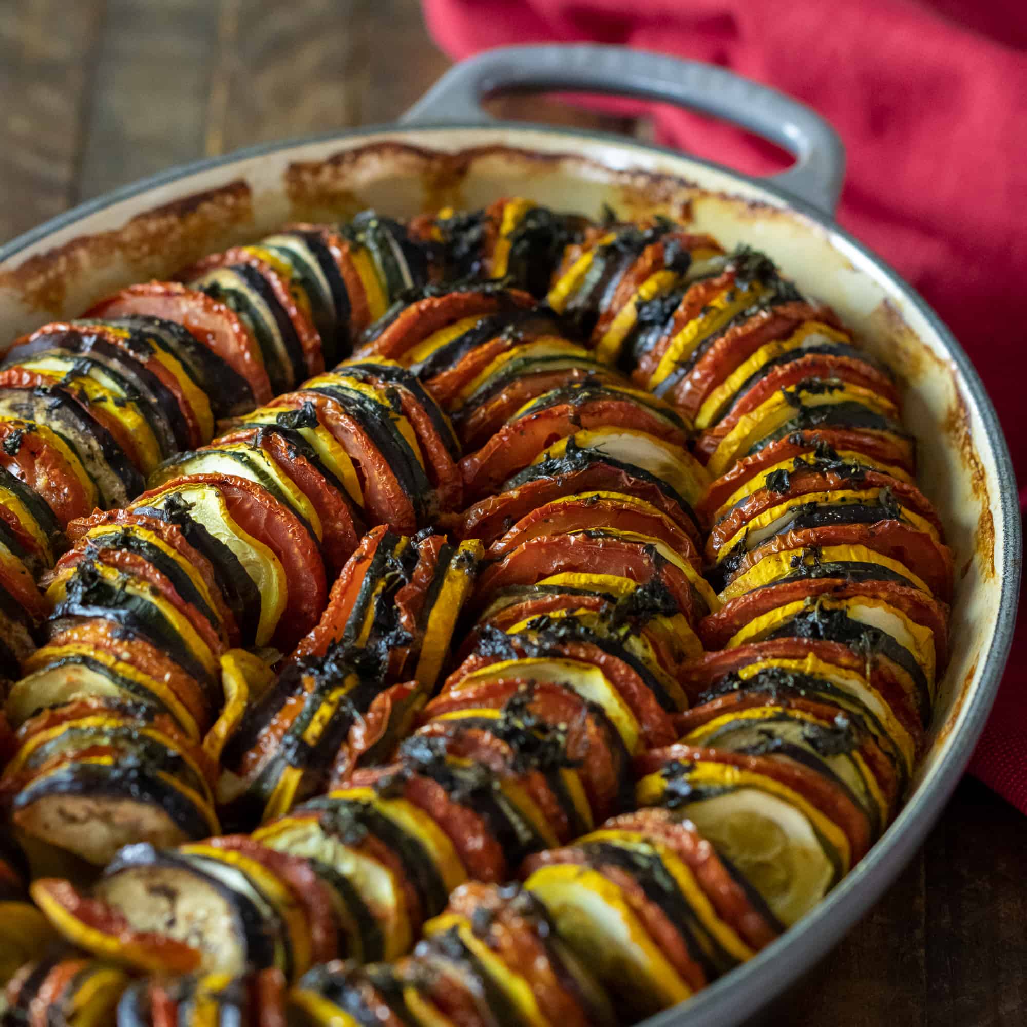 Baked Ratatouille - How to bake in the oven - The Black Peppercorn