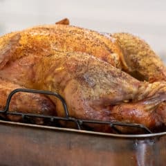 Instructions for how to cook an unstuffed turkey in an oven. Recipe and details for how long to roast a turkey.