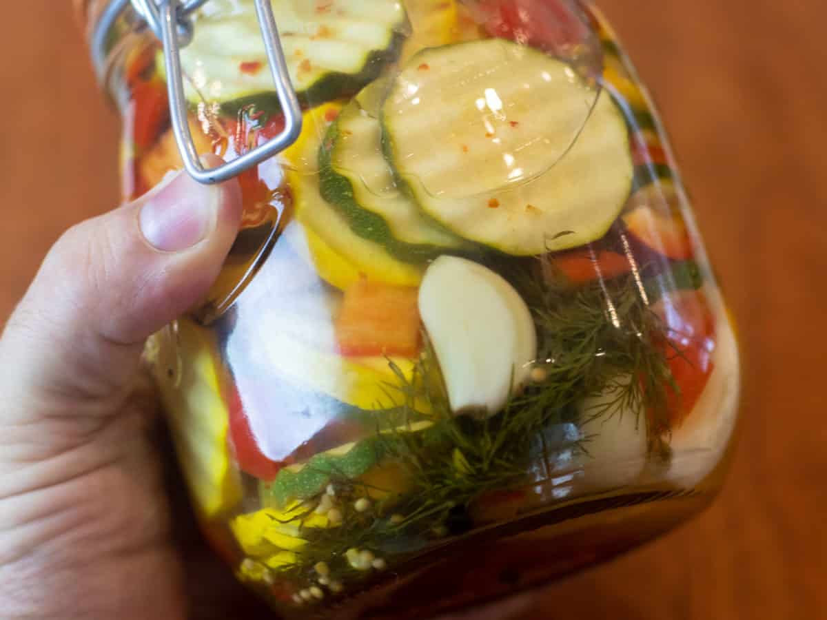Refrigerator Zucchini Pickles Recipe The Black Peppercorn