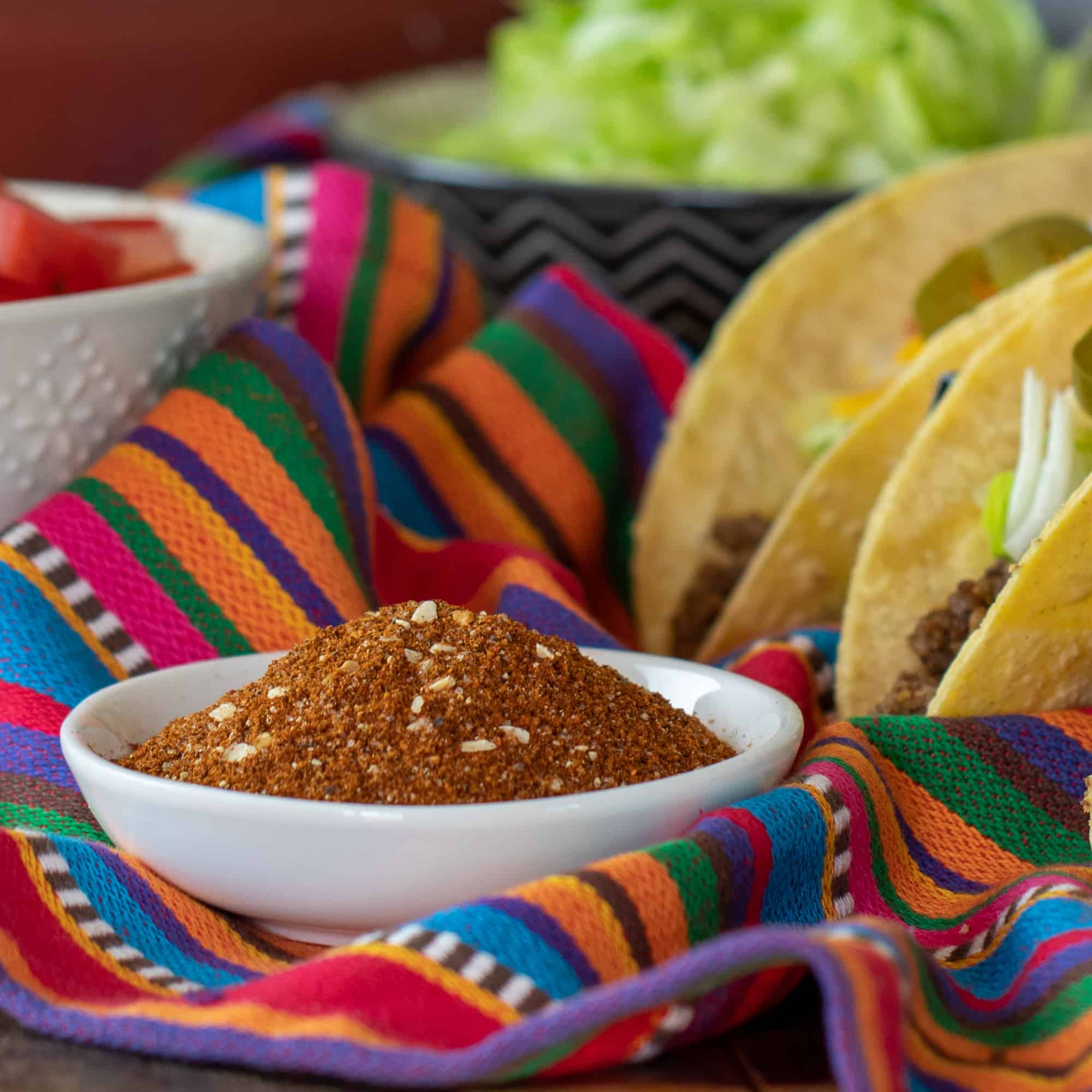 Homemade Taco Seasoning is great for Mexican Beef tacos