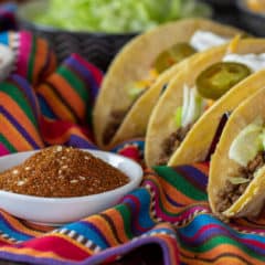 How to make taco seasoning. Easy spice mix recipe for the perfect blend to make Mexican tacos or other dishes. Great for beef, chicken, pork and seafood!