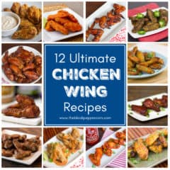 These 12 chicken wing recipes are the ultimate collection of tailgate party food. This collection has deep fried, smoked, baked and even air fried wings!