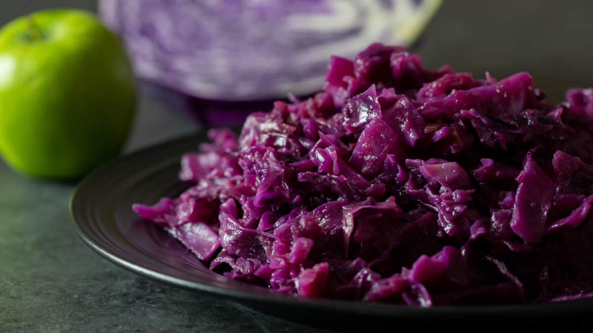 Braised Red Cabbage and Apples Recipe The Black Peppercorn