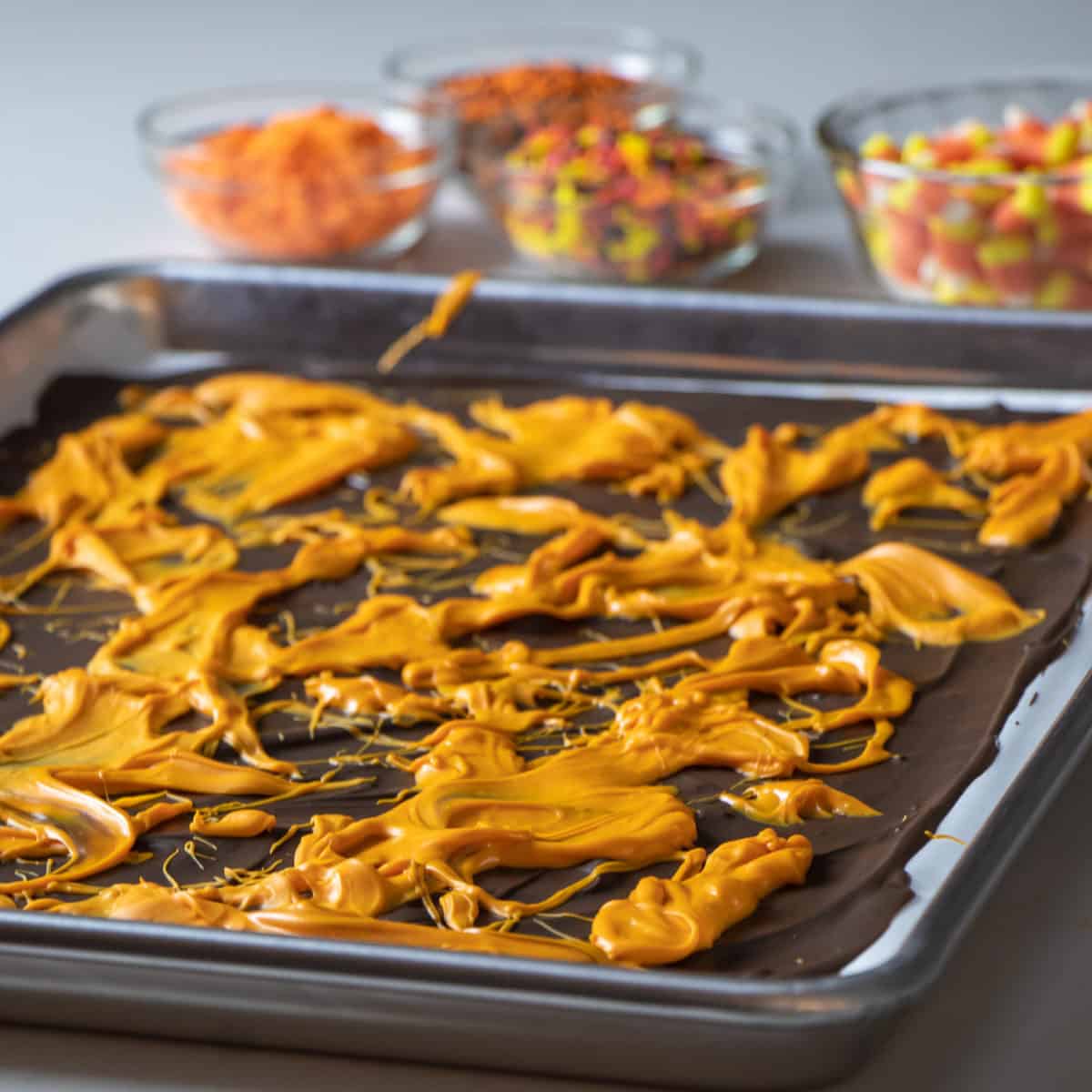 Candy Corn Chocolate Bark The Black Peppercorn