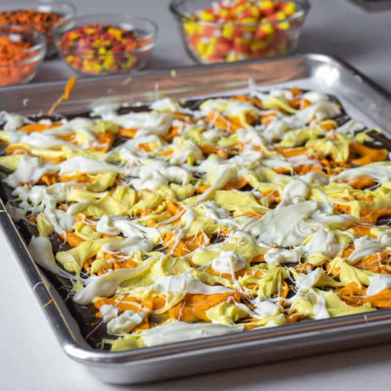 Candy Corn Chocolate Bark The Black Peppercorn