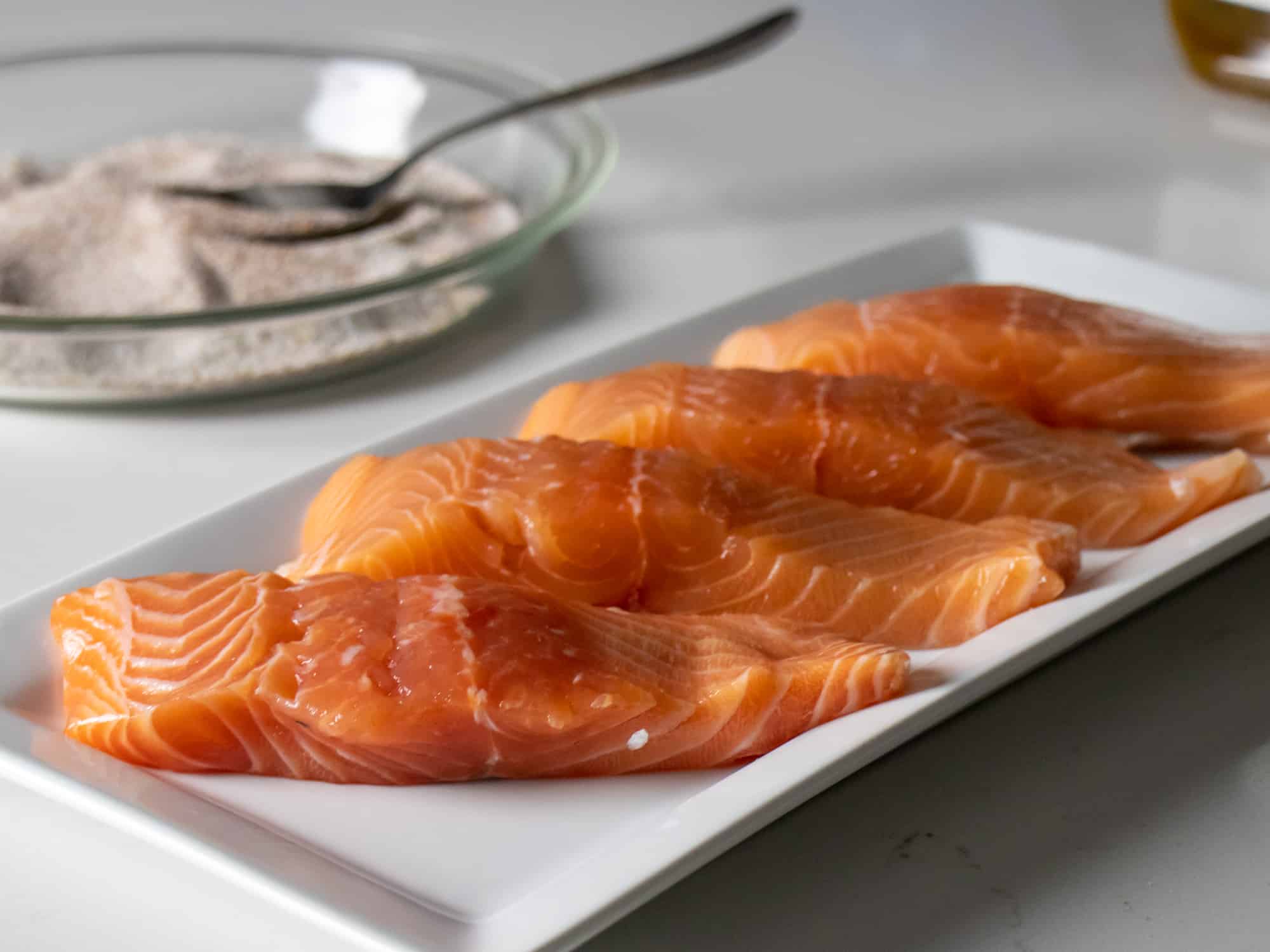 Individual portion salmon fillets (4oz/113g)