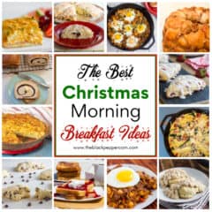 A round up of recipes that are perfect for Christmas morning breakfast or brunch. Great ideas for a small or large family meal.
