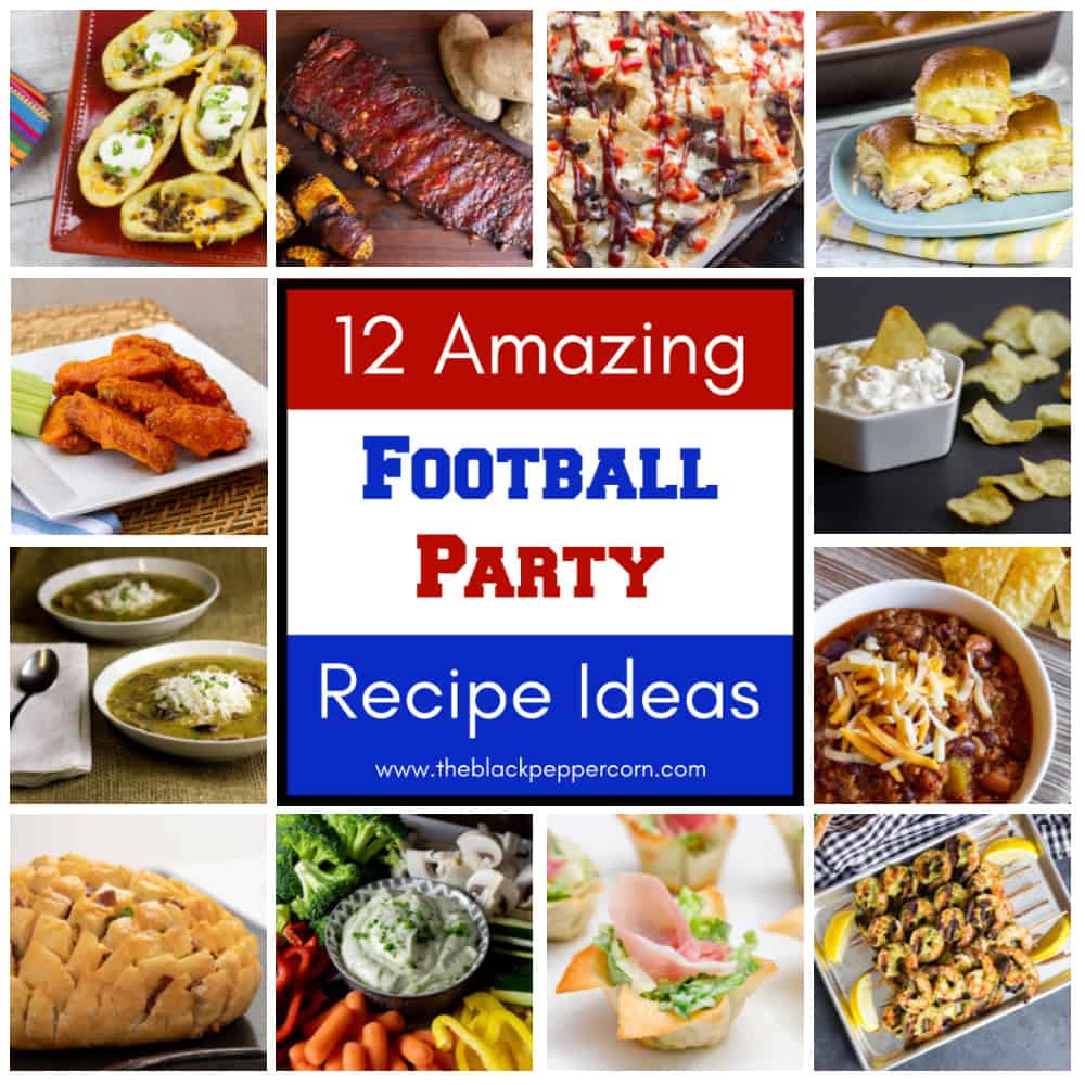Football Playoff Party Recipe Round Up - The Black Peppercorn