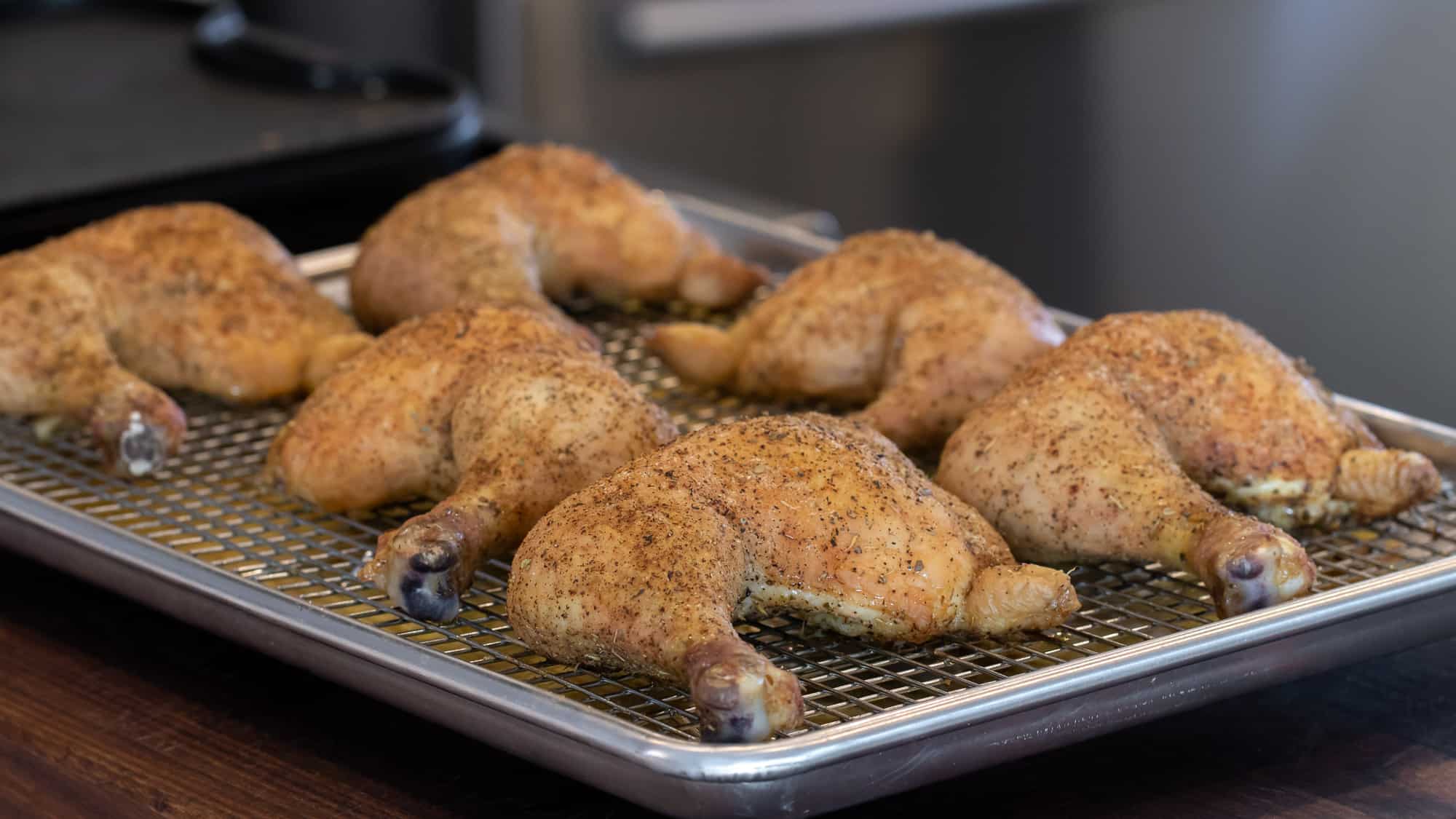The Best Baked Chicken Leg Quarters Recipe The Black Peppercorn
