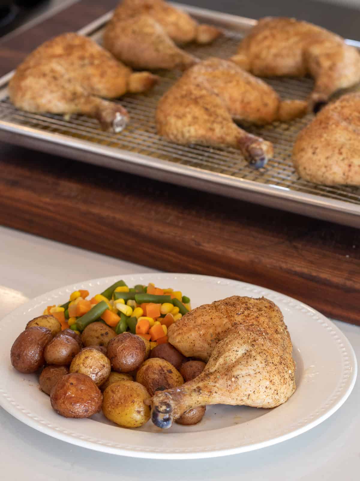 The Best Baked Chicken Leg Quarters Recipe The Black Peppercorn the-best-baked-chicken-leg-quarters-recipe-the-black-peppercorn