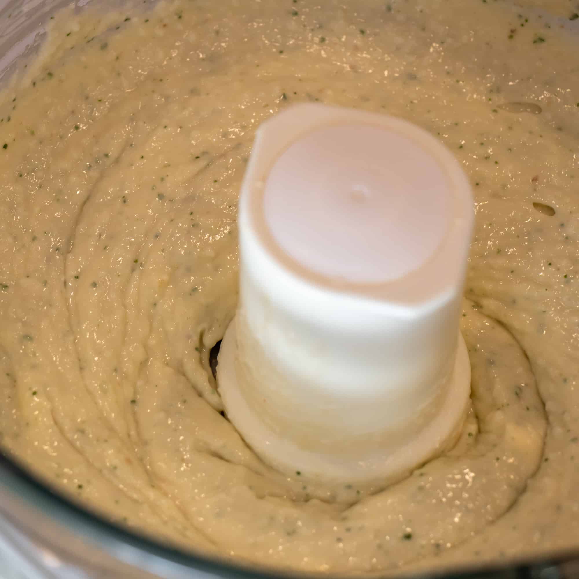 Blend the dip in a food processor or blender until smooth and creamy.