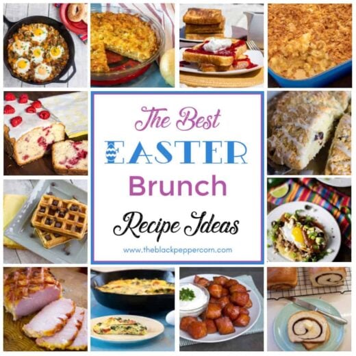 A collection of recipe ideas for an Easter breakfast or brunch.