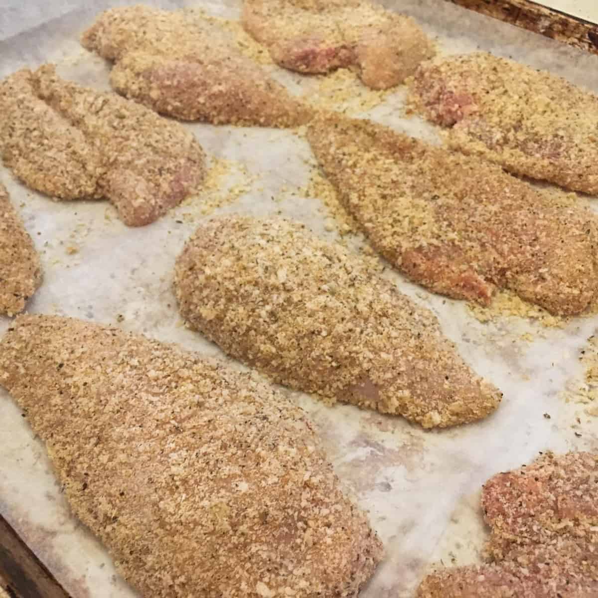 Baked Chicken in Parchment Paper - Bottom Left of the Mitten