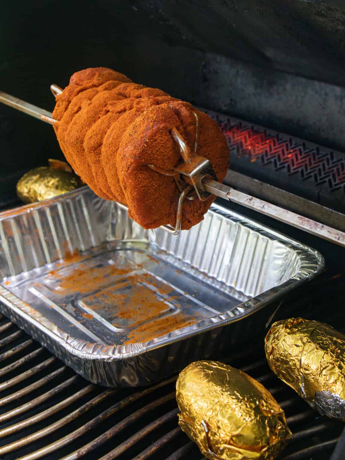 Rotisserie Pork Loin Roast Recipe The Black Peppercorn