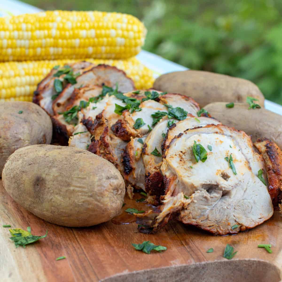 Rotisserie Pork Loin Roast Recipe - The Black Peppercorn