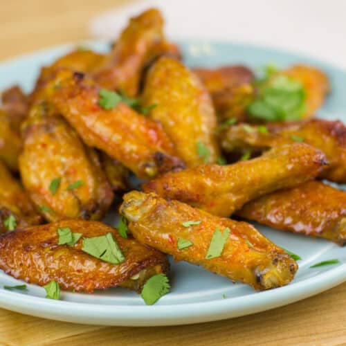Apricot Habanero Baked Chicken Wings Recipe