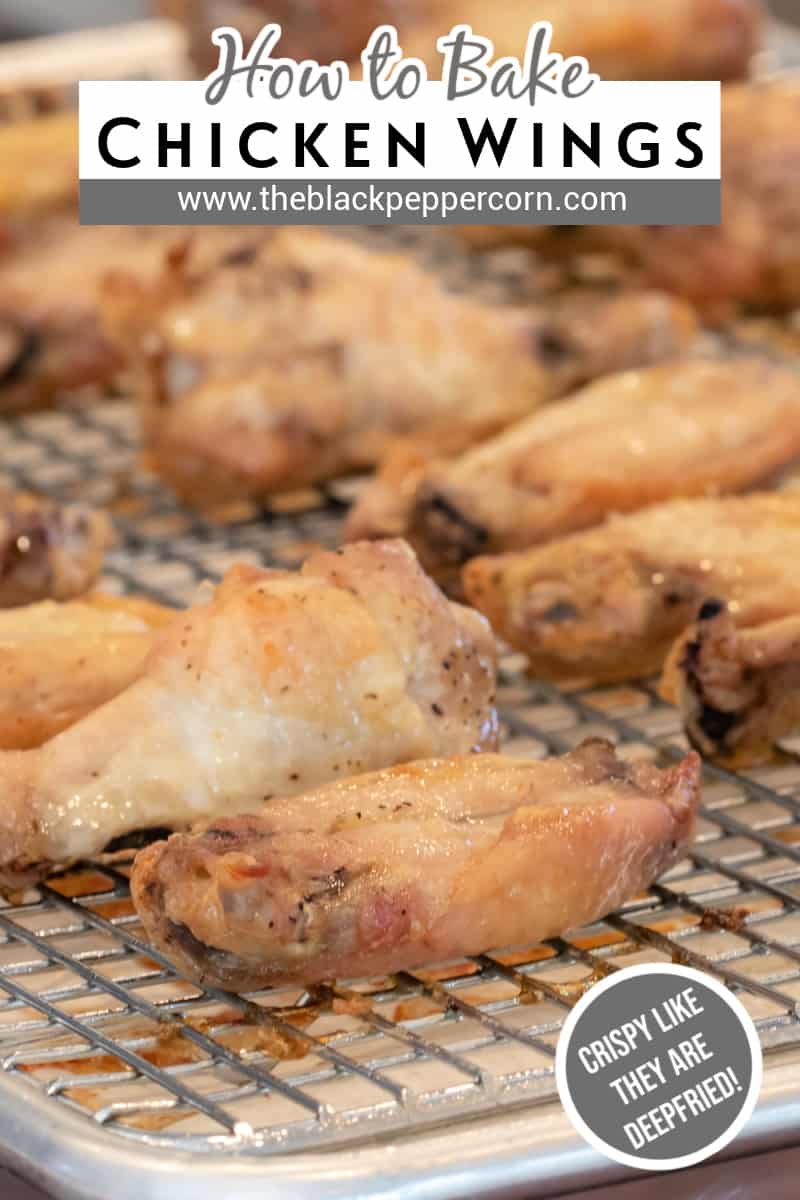 How to Bake Chicken Wings The Black Peppercorn