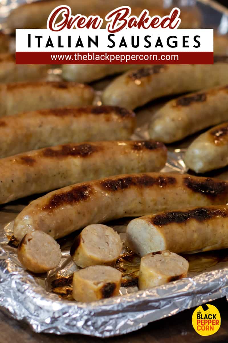 How to Cook Italian Sausages in the Oven The Black Peppercorn