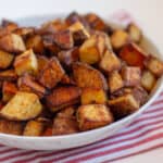 A bowl of hash browns