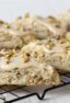 Eight scones on a cooling rack.