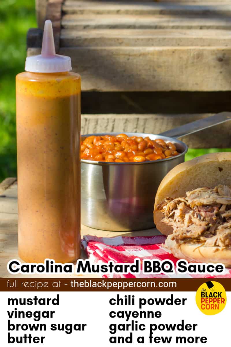 Carolina Mustard BBQ Sauce for Pulled Pork