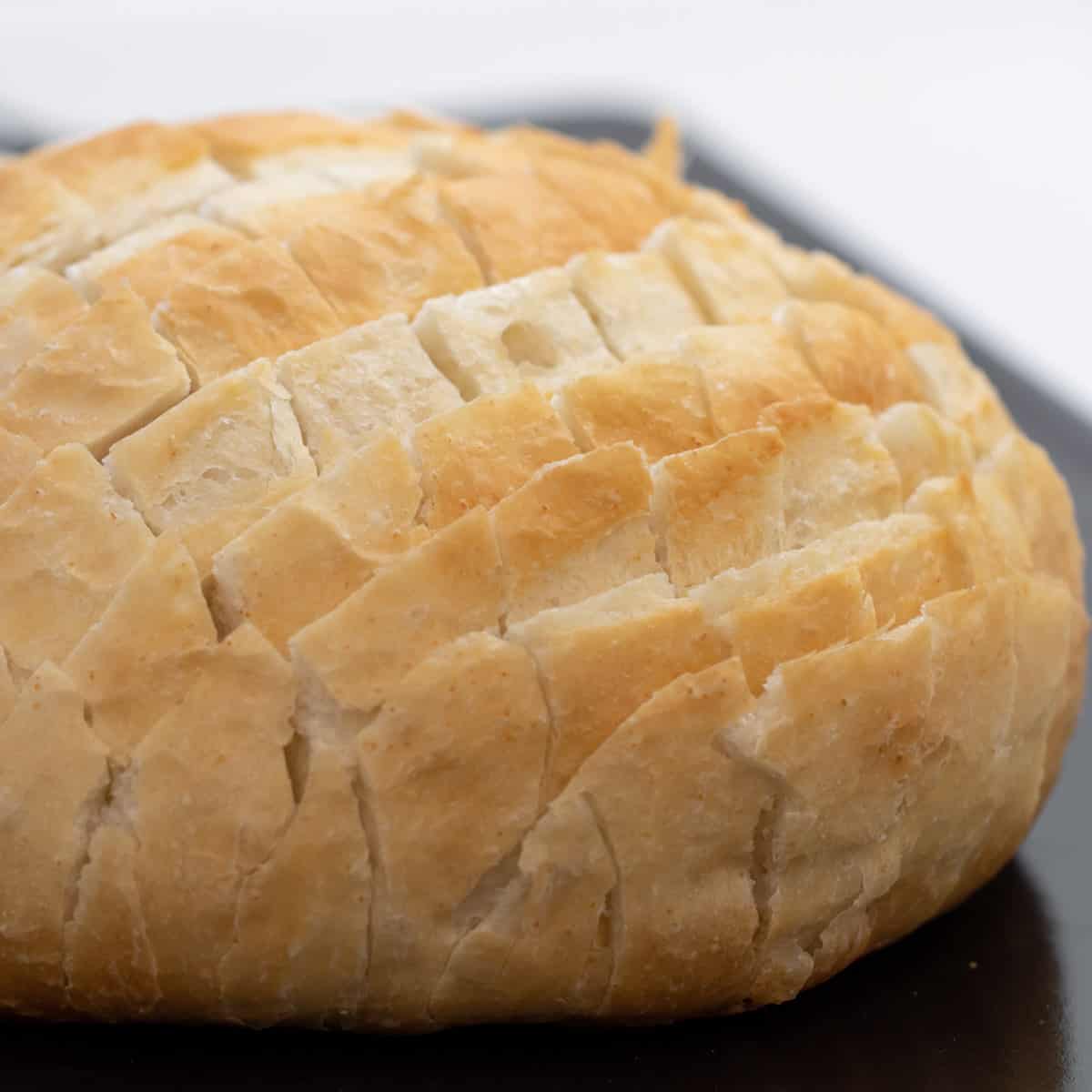 Round bread cut into sticks.