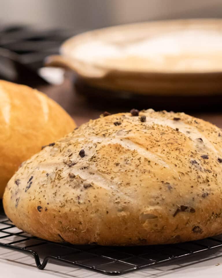 Rustic Olive Bread Recipe How to bake with easy instructions