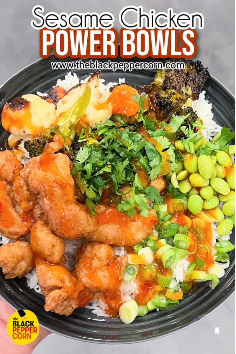 Sesame Chicken Power Bowls The Black Peppercorn