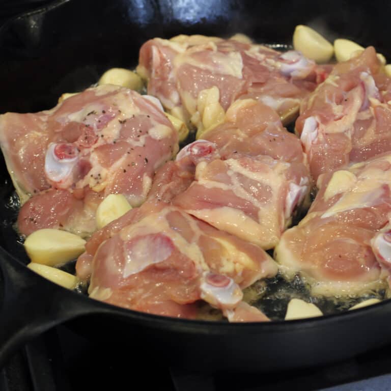 Cast Iron Skillet Chicken Thighs