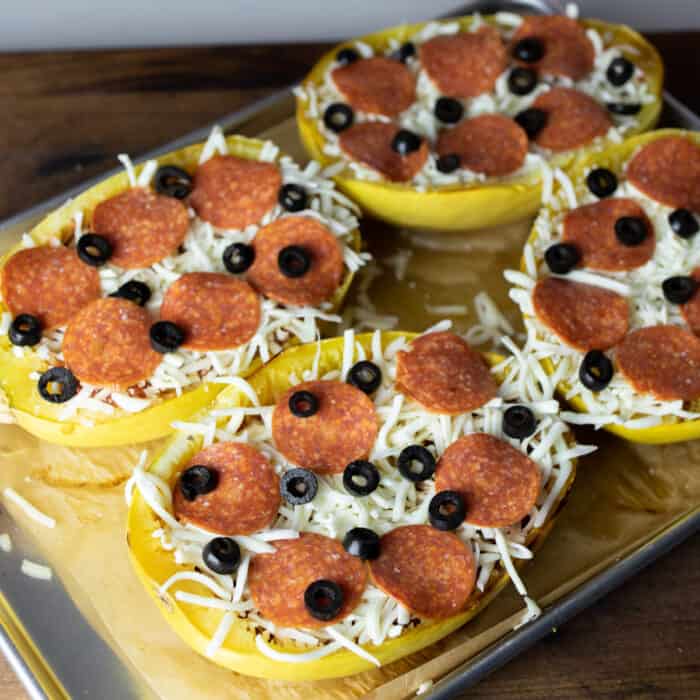 Pepperoni Pizza Spaghetti Squash The Black Peppercorn